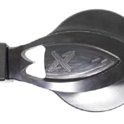 Alternative view of Axia Alloys Black Round Full Billet Convex Side Mirror - 4" + 1.85" Clamps
