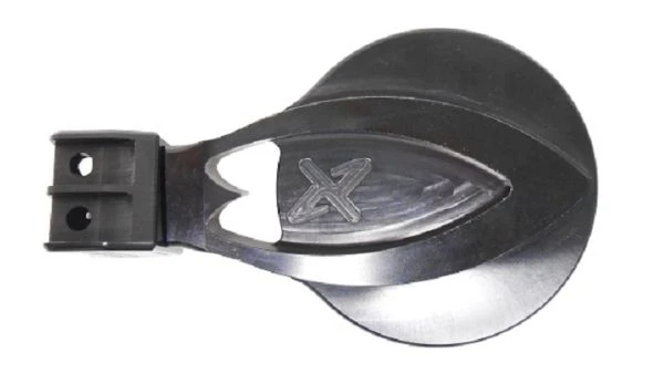 Axia Alloys Black Round Full Billet Convex Side Mirror - 4" + 1.85" Clamps 2 Axia Alloys Black Round Full Billet Convex Side Mirror - 4" + 1.85" Clamps - Image 2