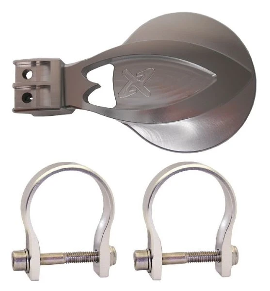 Axia Alloys Silver Round Full Billet Convex Side Mirror - 4" + 1.875" Clamps 1 Axia Alloys Silver Round Full Billet Convex Side Mirror - 4" + 1.875" Clamps