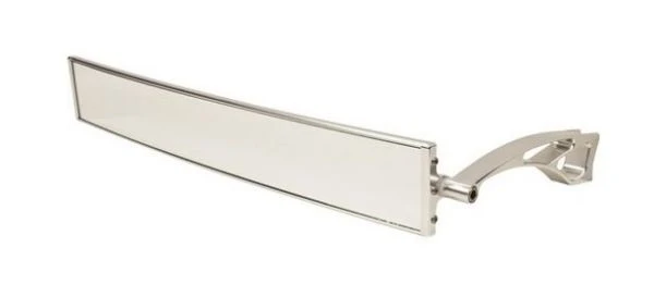 Axia Alloys Silver Wide Rearview Mirror - 17" W/ 6" Mounts + 1.625" Clamps 2 Axia Alloys Silver Wide Rearview Mirror - 17" W/ 6" Mounts + 1.625" Clamps - Image 2