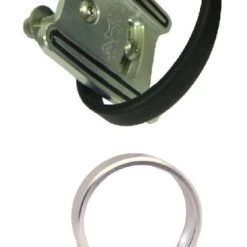 Axia Alloys Silver Universal GPS/iPod/iPhone Surface Mount + 1.875" Clamp