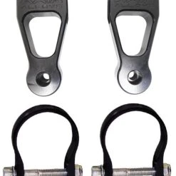 Axia Alloys Black Lowrance GPS Cage Mounts + 1.625" Clamps
