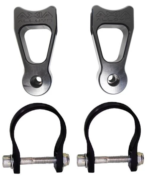 Axia Alloys Black Lowrance GPS Cage Mounts + 1.7" Clamps 1 Axia Alloys Black Lowrance GPS Cage Mounts + 1.7" Clamps