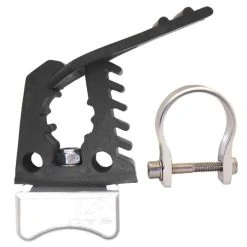 Axia Alloys Silver Rubber Adjustable Mount 5/8" - 1 3/8" + 1.875" Clamp