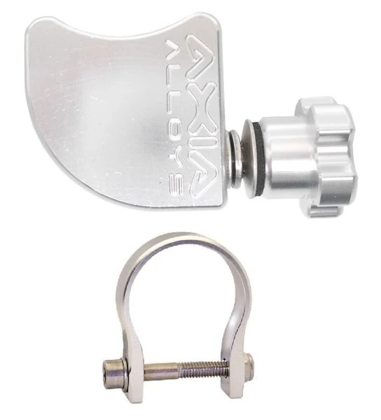 Axia Alloys Silver Windshield Mount Attachment + 1.875" Clamp 1 Axia Alloys Silver Windshield Mount Attachment + 1.875" Clamp