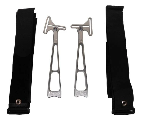 Axia Alloys Silver Cargo Mounting System For Coolers/Gas Cans + 1.875" Clamps 2 Axia Alloys Silver Cargo Mounting System For Coolers/Gas Cans + 1.875" Clamps - Image 2