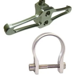 Axia Alloys Silver Headset/Goggle Hanger Parallel + 1.625" Clamp