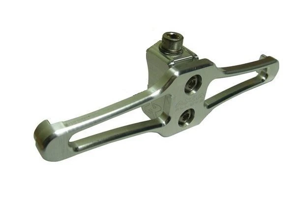 Axia Alloys Silver Headset/Goggle Hanger Parallel + 1.5" Clamp 2 Axia Alloys Silver Headset/Goggle Hanger Parallel + 1.5" Clamp - Image 2