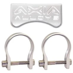 Axia Alloys Silver Reservoir Shock Mount + 1.875" Clamps