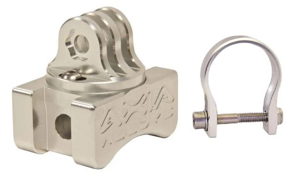 Axia Alloys Silver GoPro Camera Mount + 1.625" Clamp 1 Axia Alloys Silver GoPro Camera Mount + 1.625" Clamp