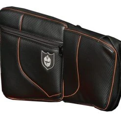 Pro Armor Black/Orange Front Door Knee Pads W/Storage Polaris XP1K/XP 4 900/1000