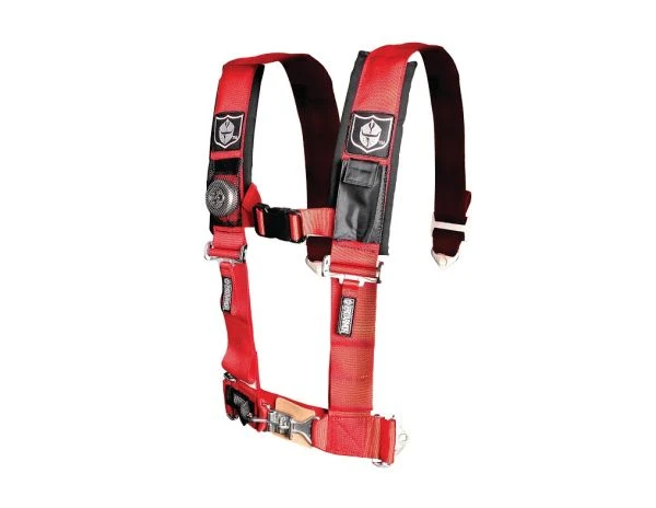 Pro Armor Red 4 Point 3" Harness W/Sewn In Pads 1 Pro Armor Red 4 Point 3" Harness W/Sewn In Pads