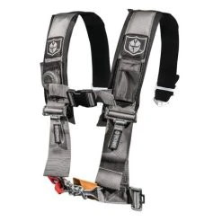Pro Armor Silver 4 Point 3" Harness W/Sewn In Pads