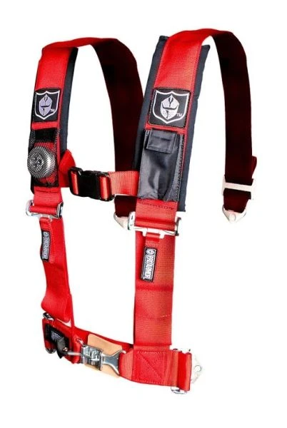 Pro Armor Red 5 Point 3" Harness W/Swen In Pads 1 Pro Armor Red 5 Point 3" Harness W/Swen In Pads