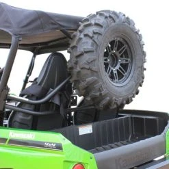 Dragonfire Racing ReadyForce Black Spare Tire Carrier Kawasaki Teryx/4