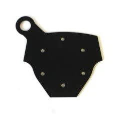 Assault Industries Black Push To Talk Communication Plate