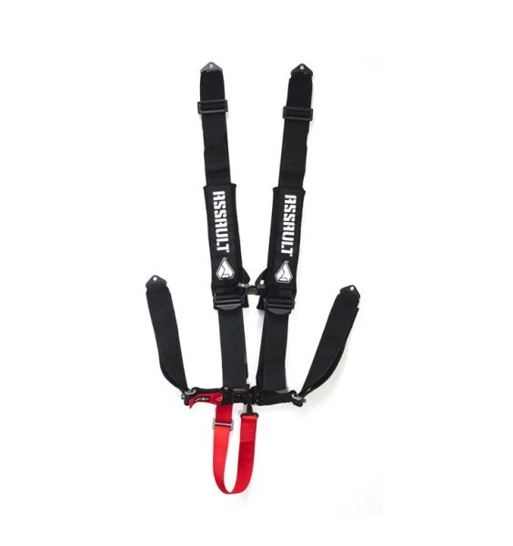 Assault Industries Black 3" 5-Point V-Style Harness W/Sternum Strap 1 Assault Industries Black 3" 5-Point V-Style Harness W/Sternum Strap