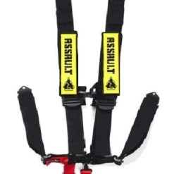 Assault Industries Yellow 3" 5-Point V-Style Harness W/Sternum Strap