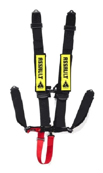 Assault Industries Yellow 3" 5-Point V-Style Harness W/Sternum Strap 1 Assault Industries Yellow 3" 5-Point V-Style Harness W/Sternum Strap