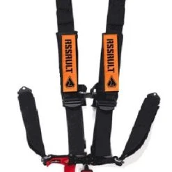 Assault Industries Orange 3" 5-Point V-Style Harness W/Sternum Strap