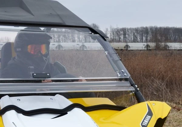 Super ATV (16-18) Yamaha YXZ1000R Scratch Resistant Flip Windshield 2 Super ATV (16-18) Yamaha YXZ1000R Scratch Resistant Flip Windshield - Image 2