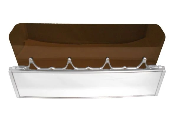 Axia Alloys Silver Panoramic Rearview Mirror 12" W/ Tinted Visor + 1.875" Clamp 2 Axia Alloys Silver Panoramic Rearview Mirror 12" W/ Tinted Visor + 1.875" Clamp - Image 2