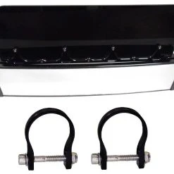 Axia Alloys Black Panoramic Rearview Mirror 12" W/ Black Visor + 1.85" Clamp