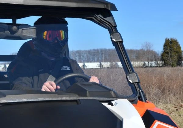 Super ATV (2016+) Polaris General Scratch Resistant Full Windshield 2 Super ATV (2016+) Polaris General Scratch Resistant Full Windshield - Image 2