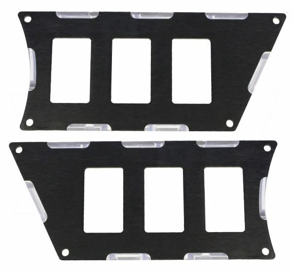 Modquad Black Rocker Switch Panels For 6 Switches Polaris RZR XP 1000 / Turbo 1 Modquad Black Rocker Switch Panels For 6 Switches Polaris RZR XP 1000 / Turbo