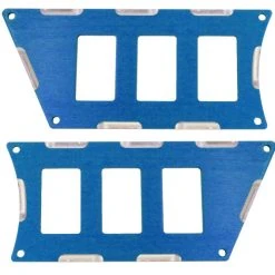 Modquad Blue Rocker Switch Panels For 6 Switches Polaris RZR XP 1000 / Turbo