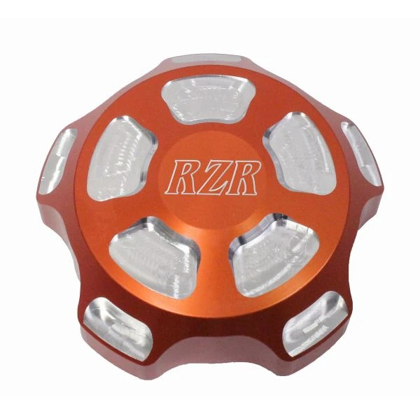 Modquad Orange RZR Logo Gas Cap Polaris RZR 1 Modquad Orange RZR Logo Gas Cap Polaris RZR