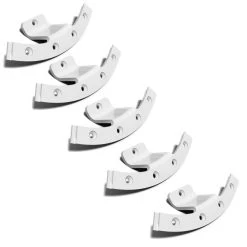 KMC XS827 Midspoke Inserts 14x7 +0 White (5pk) [827MS470-WT]