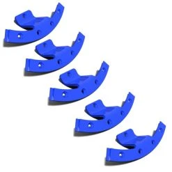 KMC XS827 Midspoke Inserts 20x7 +0 Blue (5pk) [827MS207-BL]