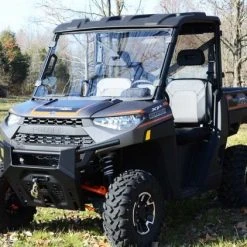 Super ATV (2018+) Polaris Ranger XP 1000/Crew Scratch Resistant Full Windshield -KFI Sales Store 105656b 1