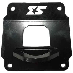 S3 Power Sports Rear Pull Plate W/ Tow Hook Polaris RZR XP 1000 - Black