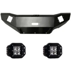 S3 Power Sports / Rigid Industries S3 Front Winch Bumper W/ Rigid Dually LED Flood Lights Ranger XP 570/900/1000