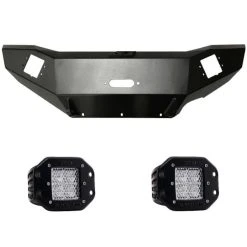 S3 Power Sports / Rigid Industries S3 Front Winch Bumper W/ Rigid Dually LED Diffused Lights Ranger XP 570/900/1000