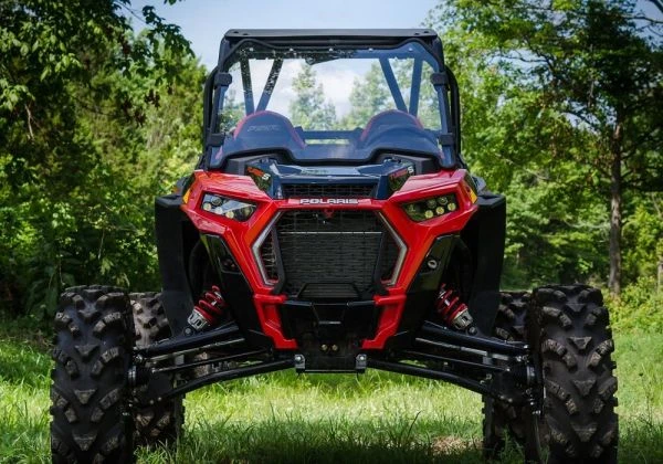 Super ATV (2018+) Polaris RZR XP Turbo S Scratch Resistant Full Windshield 3 Super ATV (2018+) Polaris RZR XP Turbo S Scratch Resistant Full Windshield - Image 3