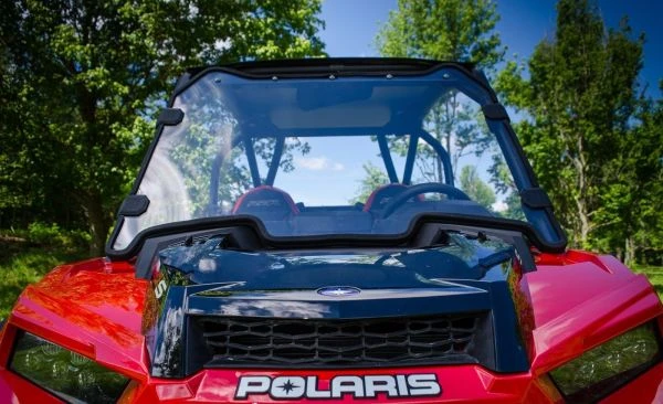 Super ATV (2018+) Polaris RZR XP Turbo S Scratch Resistant Full Windshield 4 Super ATV (2018+) Polaris RZR XP Turbo S Scratch Resistant Full Windshield - Image 4