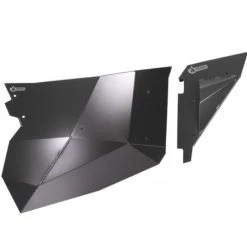 Assault Industries Tank Door Skins - Black Polaris RZR 1000 / Turbo/S