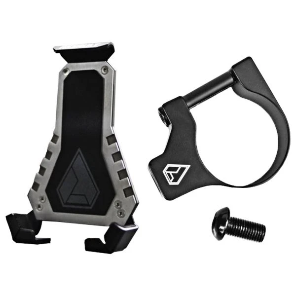 Assault Industries Full Metal Phone Cradle W/ 1.5" Clamp - Raw 1 Assault Industries Full Metal Phone Cradle W/ 1.5" Clamp - Raw