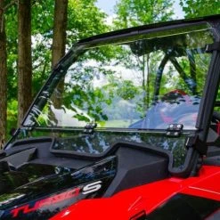 Super ATV Scratch Resistant Flip Down Windshield Polaris RZR XP / XP 4 Turbo S -KFI Sales Store 107295b 2