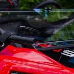 Super ATV Scratch Resistant Flip Down Windshield Polaris RZR XP / XP 4 Turbo S -KFI Sales Store 107295c 2