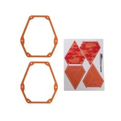Assault Industries Aviator Mirror Color Bezel Kit - Orange