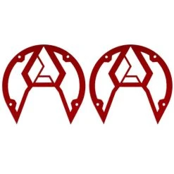 Assault Industries Sidewinder Mirror Color Bezel Kit - Red