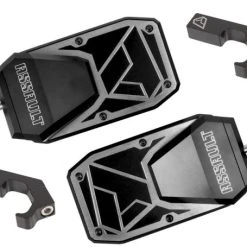 Assault Industries Phantom Convex Mirrors (Pair) W/ Polaris Pro-Fit Clamps - Raw
