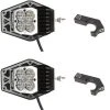 Assault Industries Nighthawk LED Side Mirrors (Pair) W/ Pro-Fit Cage Clamps
