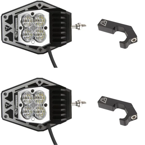 Assault Industries Nighthawk LED Side Mirrors (Pair) W/ Pro-Fit Cage Clamps 1 Assault Industries Nighthawk LED Side Mirrors (Pair) W/ Pro-Fit Cage Clamps
