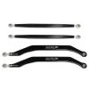Zollinger Racing Products ZRP High Clearance Billet Radius Rod Set (17+) Polaris RZR XP 1K / Turbo - Black