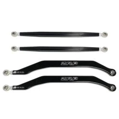 Zollinger Racing Products ZRP High Clearance Billet Radius Rod Set (17+) Polaris RZR XP 1K / Turbo - Black